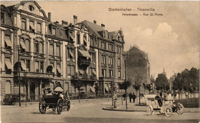 CPA AK DIEDENHOFEN - THIONVILLE - Peter's Strasse - Rue St-PIERRE (454582)