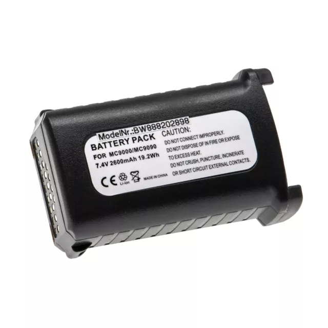 Batterie 2600mAh pour Symbol MC909, MC9090, MC9097, MC909X, MC9190