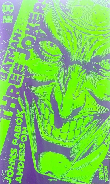 BATMAN: THREE JOKERS #1 NM 2020 COVER B / JASON FABOK GREEN VARIANT 1:25 b-29