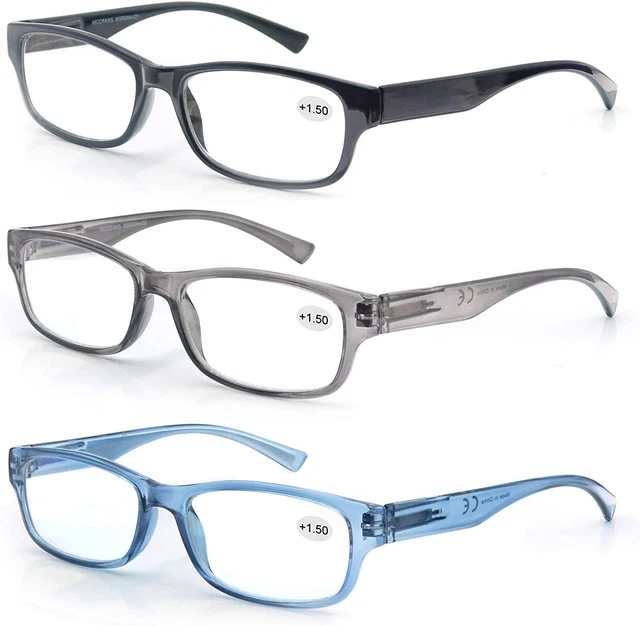 MODFANS Juego de Gafas de Lectura de Colores Mixtos 4.0 con Bisagras de Resorte De Colección Qu