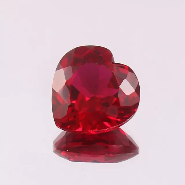 10.15 Ct Natural Flawless Myanmar Red Painite Heart Cut Loose Gemstone