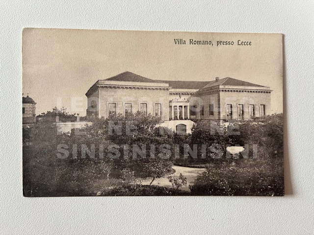CARTOLINA LECCE Villa Romano - ANNI '900