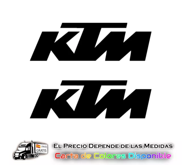 KTM Moto 2 Pegatinas Compatibles ktm Vinilo logo Motocicleta Casco Ready to Race