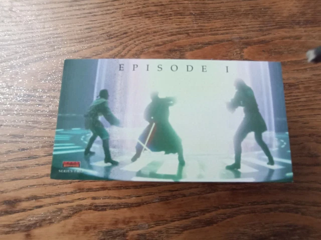 LOT CARTE STAR wars episode 1 serie 2 wide vision complet EUR 7,00