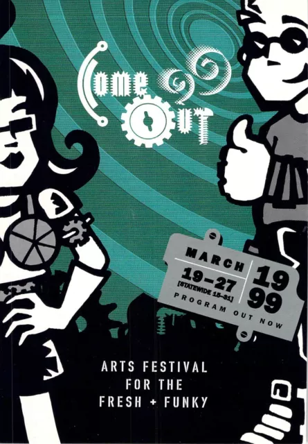 V02856B Australia Avant Card #2856B Come Out Festival  postcard