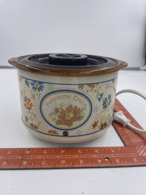 Vintage Rival Potpourri Crock Pot Model 3207