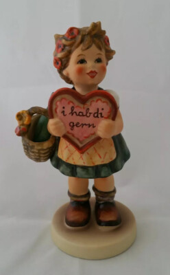 Hummel Goebel Hummel I Brought You A Gift Fille Avec Panier #479 Figurine hd3058 