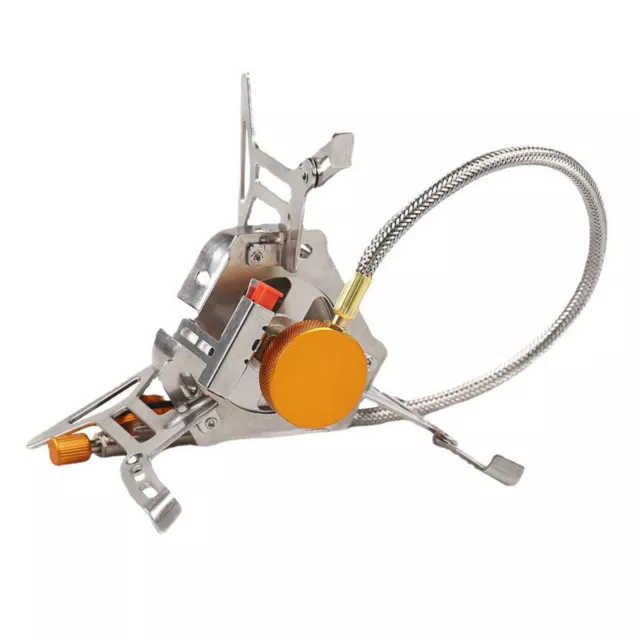 3500W Metal Windproof Camping Folding Gas Stove Mini Outdoor Cooking Burner