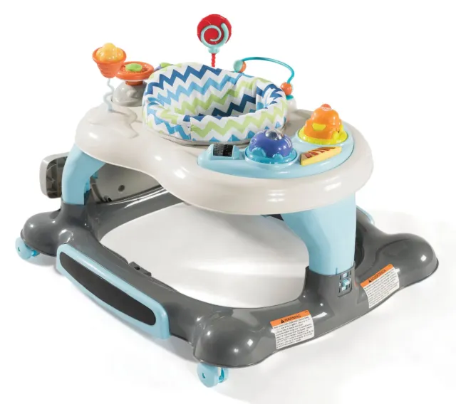 Storkcraft Activity Walker with Jumping Board and Feeding Tray Unisex Blue