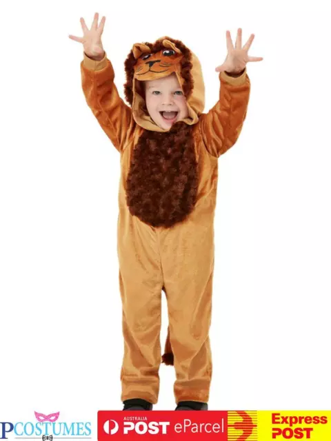 Brown Lion Toddler Costume Kid Animal Book Week Jumpsuit Girl Boy Costume
