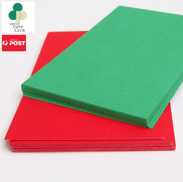 A4, A6 Cardstock,Christmas Red,Green Craft Paper, DIY Card-Making, 250GSM, 20PCS