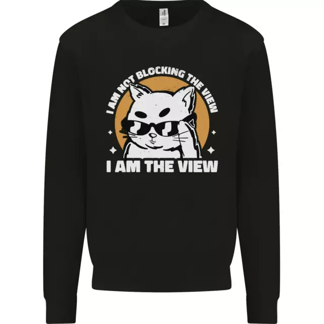 Divertente Gatto i Am The View Bambini Felpa Maglione