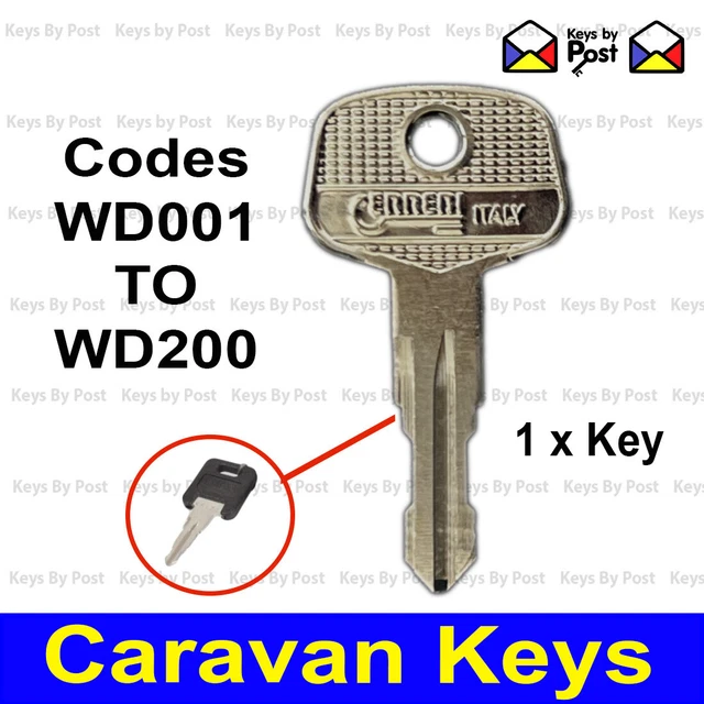 Swift, Bailey & Avan High Security Caravan Keys Cut To Code-PLEASE READ LISTING