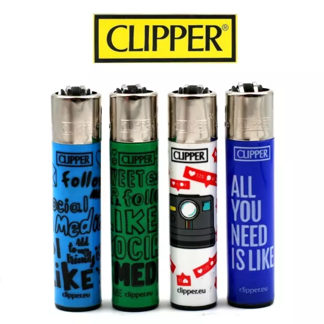 Clipper Shisha - Lot de 4 briquets au style original - Mistersmoke