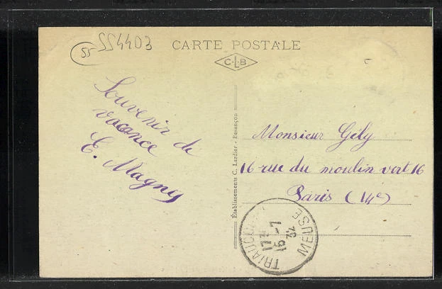 CPA Waly, Interieur de l´Eglise 1932 2