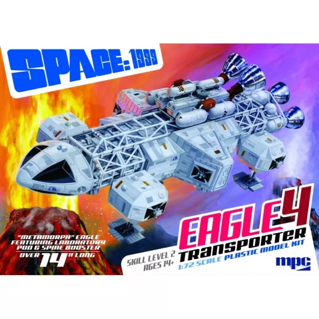 1999 Mpc Space Eagle 4 Transporter 1/72 Scale Plastic Model Kit