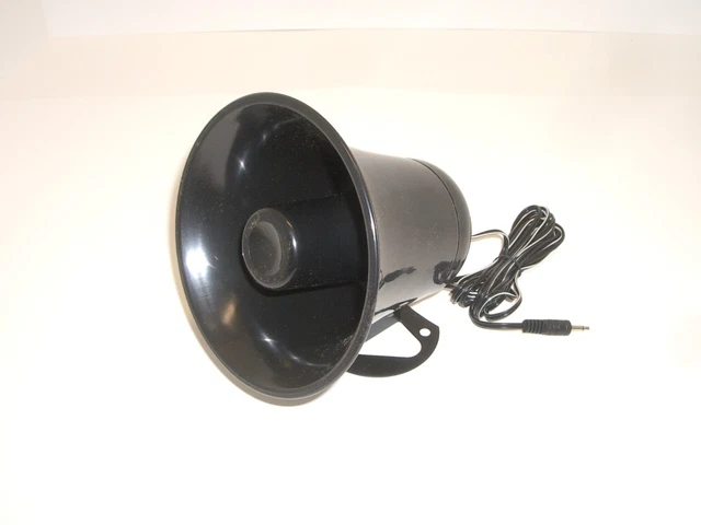 Kalibur Kpa5-B Black Weatherproof 5" Cb Public Address Pa Speaker Alarm Horn