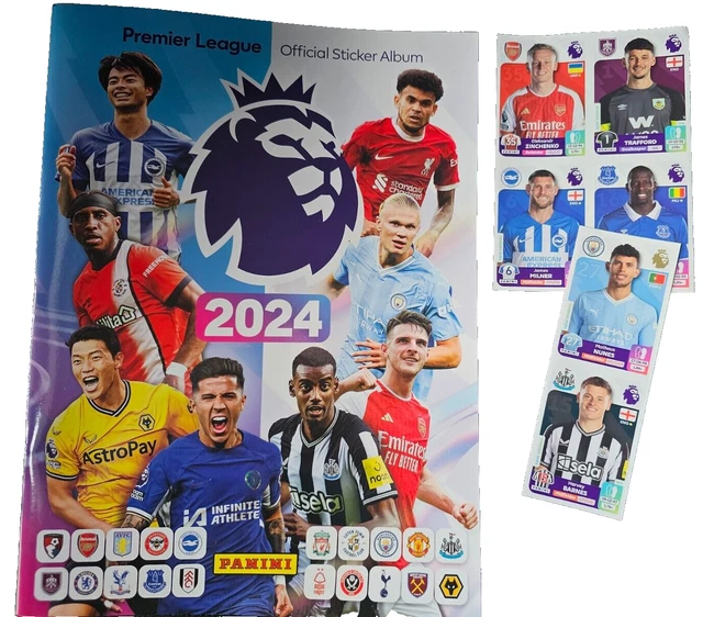 PANINI PREMIER LEAGUE 2024 Sticker Album Empty Plus 6 Stickers £0.99