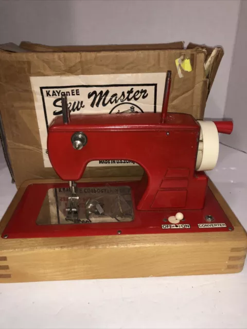 Kayanee Sew Master sewing machine Works On & Off Has Battery Contact Issues!