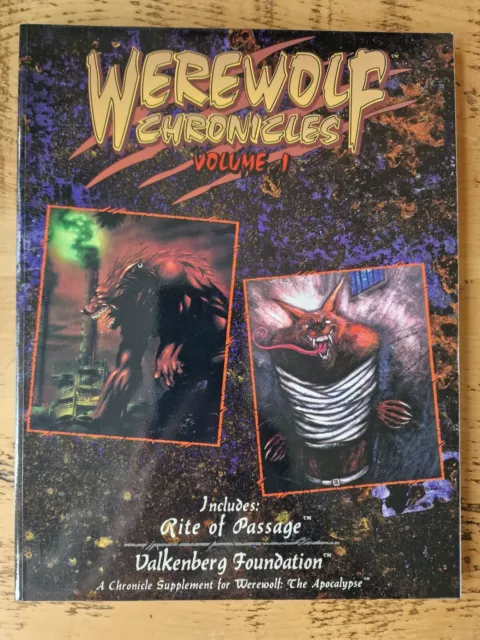 Werewolf Chronicles Volume 1 - Werewolf the Apocalypse WW3207 - White Wolf OWoD