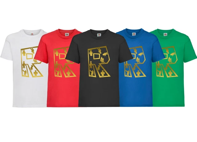 ROBLOX LOGO DESIGN T-SHIRT GAMING GAMER XBOX BOYS GIRLS ADULT XMAS BIRTHDAY