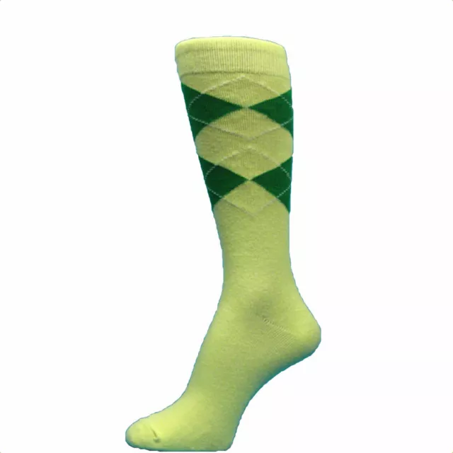 Spotlight Hosiery Men's Groomsmen Wedding Argyle Dress Socks --MA007