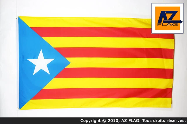 Bandiera Estelada In Vendita, Bandiera Stellata Blu Della Catalogna - Foto 10