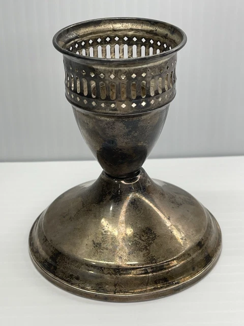 DUCHIN社　STERLING　SILVER　キャンドルスタンド　MR6632 Vintage Pair of Weighted Sterling Silver Duchin Candlestick