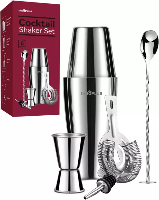Cocktail Shaker, Cocktail Set Geschenk, Premium Boston Shaker 800ML 600ML Gesche