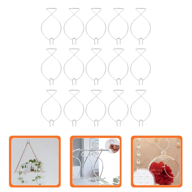 30 Ganci Adesivi Per Soffitto FOGAWA - Trasparenti, Portata 0.5kg, Per Decorazioni Natalizie E Feste - Foto 8