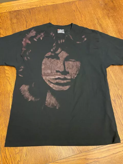 Jim Morrison The Doors Mr Mojo Risin Rock Music Black Graphic T-Shirt Size XL