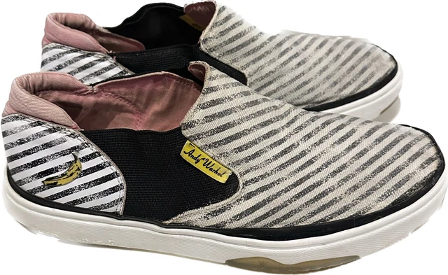 Royal Elastics x Andy Warhol Limited Edition Striped Slip on Sneaker Rare Sz 11 Royal Elastics Andy Warhol for sale | eBay main image 3