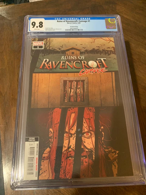 Ruins Of Ravencroft Carnage #1 CGC 9.8 1st Cortland Kasady 2nd Print Variant 3