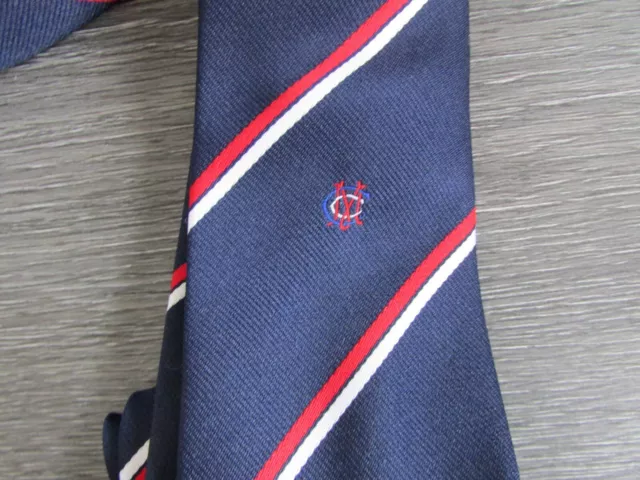 MCG Melbourne Cricket Club Striped Tie by Rembrandt Australia