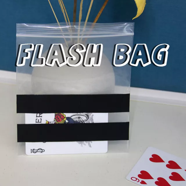 Flash Bag Visual Magic Props Close Up Magic Tricks Illusions Gimmick Magicians