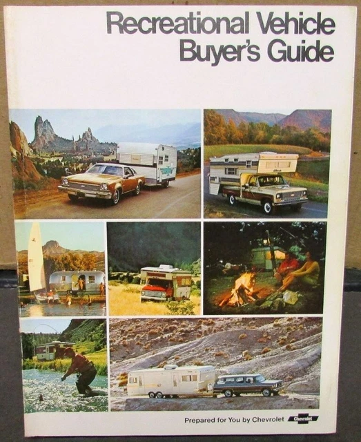 1973 CHEVROLET RV Buyers Guide Cars Trucks Campers Pickup Van Blazer ...