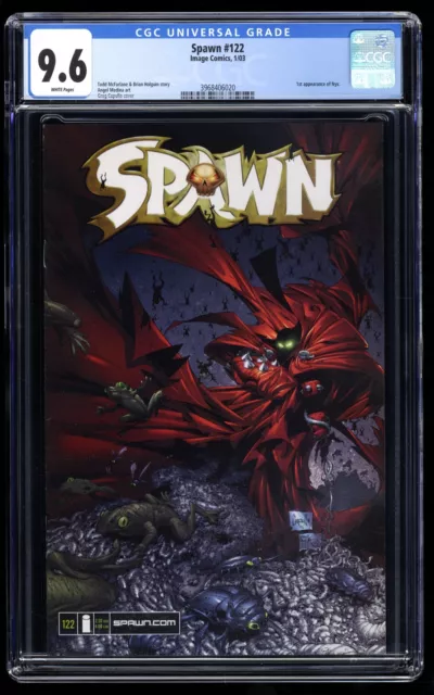 Spawn #122 CGC NM+ 9.6 White Pages 1st Appearance NYX (She-Spawn)! Image