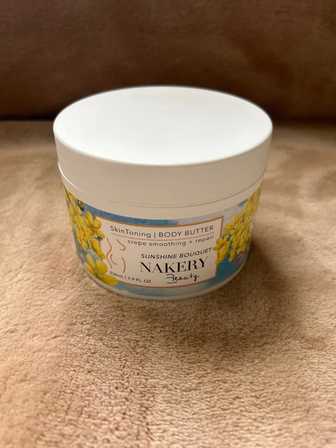 Nakery Beauty Toning CREPE SMOOTHING Body Butter  SUNSHINE BOUQUET 7.9 oz READ!!