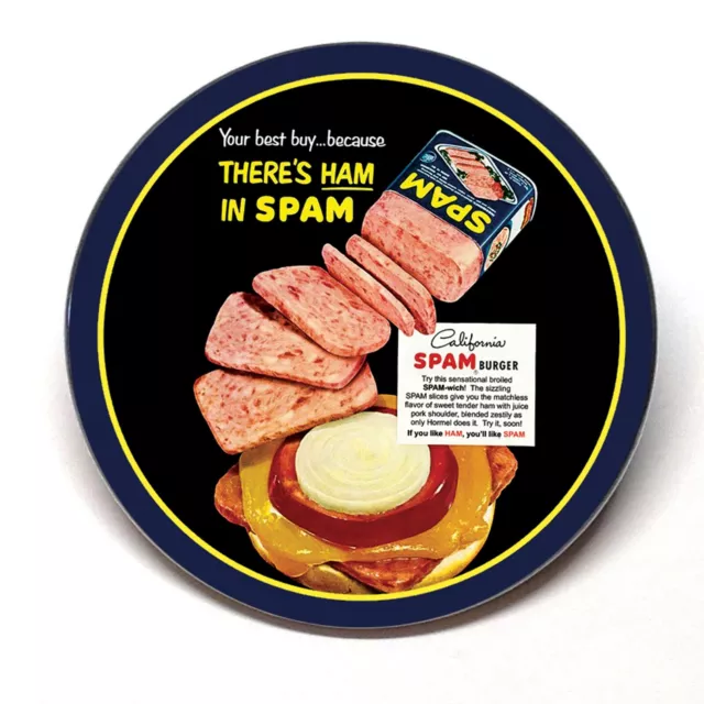 SPAM Advertising Pocket Mirror Vintage Style