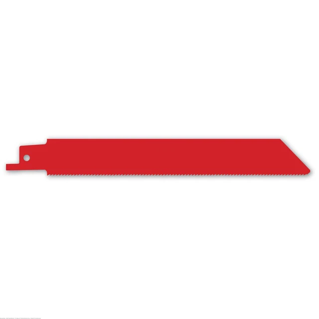 Hoja de sierra recíproca de acero de alta velocidad 18T x 6"" 5/8"" de ancho, 0,035"" de espesor 07865