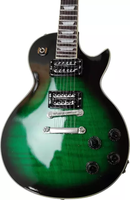 AXE HEAVEN SLASH Guitar Les Paul Standard Anaconda Burst 1:4 Scale Mini ...
