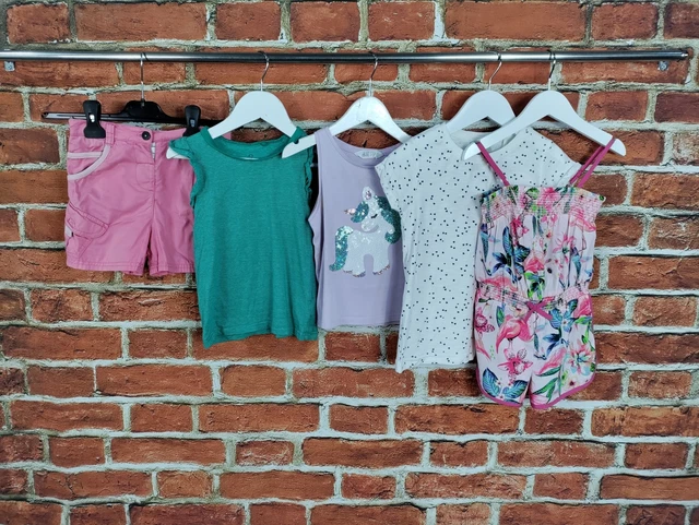Girls Bundle Age 3-4 Years Next H&M Monsoon Etc Shorts Tee Playsuit Summer 104Cm