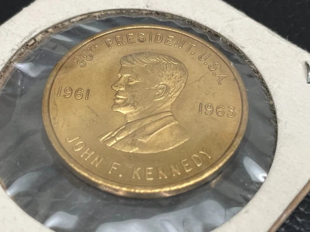 JOHN F KENNEDY 1961 1963 35 Moneta Commemorativa Gettone Presidente john-f-kennedy-1961-1963-35-moneta-commemorativa-gettone-presidente