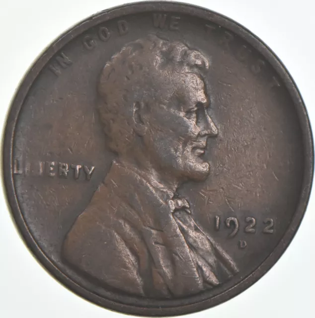 Better 1922-D US Lincoln Wheat Cent Penny Coin Collection Lot Set Break *037