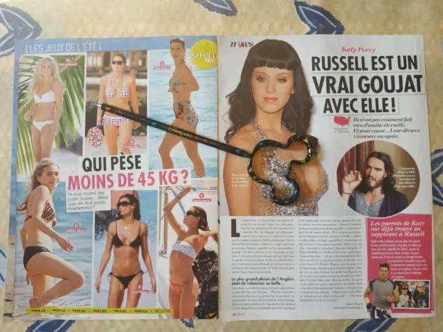 coupures de presse katy perry demi moore french clippings 2 pages