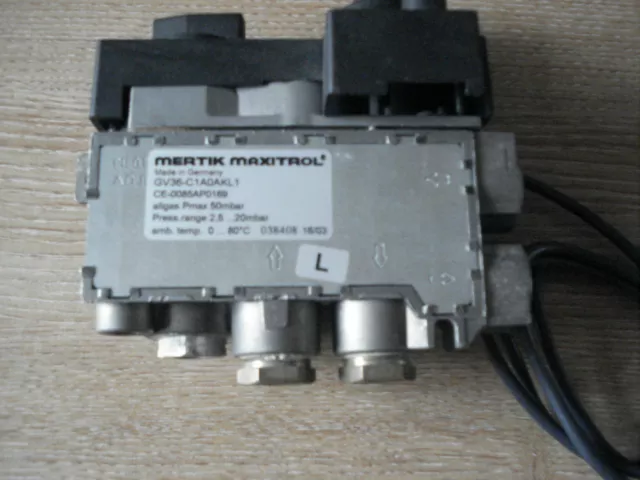 Mertik Maxitrol GV36 Gas Fire Control Valve, GV36-C1A0AKL1 Remote Upgradable