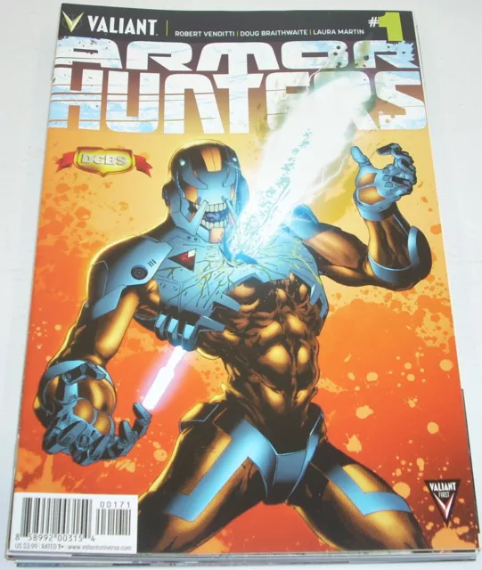 Valiant Comics ARMOR HUNTERS 1-4 (of 4) + Aftermath / Bloodshot & Harbinger 1-3