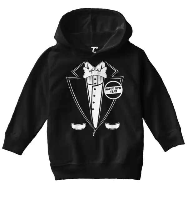 Happy New Year Tuxedo - Party Celebration Classy Fancy Toddler/Youth Hoodie