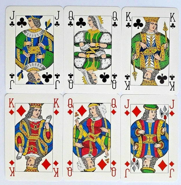 Vintage Playing Cards Dal Negro Italy 52 & 2 Jokers Non Standard 1970 Freepost
