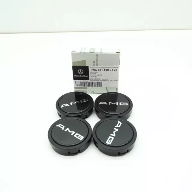 MB S W126 AMG Center Wheel Hub Cover Cap Set 4x HWA2014000125 NEW GENUINE